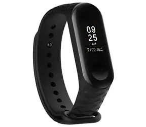 Beline schwarz / Armband für XIAOMI Mi Band 5/6/7 / Silikon