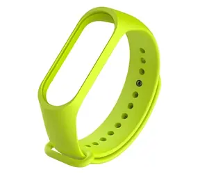 Beline Armband grün / Ersatzarmband / XIAOMI Mi Band 5, Mi Band 6 / Silikon
