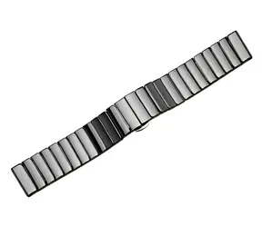 Beline SOLID Armband 20 mm schwarz / Armband / Edelstahl / für Smartwatch