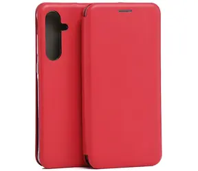Beline Book Magnetische Hülle für Samsung Galaxy A55, rot / Klapphülle / Magnetverschluss