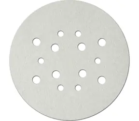 Dedra Klett-Schleifscheiben 225 mm weiß / Schleifscheibe / Körnung P80 / 5 Stück