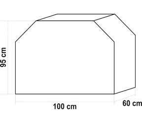Lund Grillabdeckung BARREL / 100 x 95 x 60 cm / Oxford 210D / schwarz