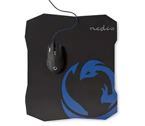 Nedis Gaming-Maus- und Mauspad-Set / Gaming-Maus / Kabelgebunden / DPI 800-1600 / 6 Tasten / 1,5 m