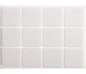 Vorel Selbstklebende Möbelgleiter 28x28 mm / Möbelgleiter / 12er-Set
