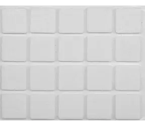 Vorel Möbelgleiter 20 x 20 mm / Möbelgleiter / Selbstklebend / 20 x 20 mm