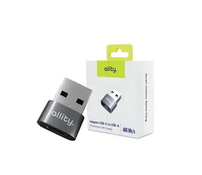 Allity ABA-101 grau / Adapter / USB-C - USB-A / OTG / 480 Mbit/s