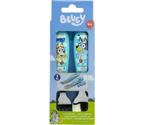 STOR Kinderbesteck, 2-teilig, blau / Edelstahl / BPA-frei