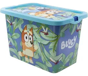 STOR Aufbewahrungsbox 7 l Bluey / Aufbewahrungsbox / Volumen 7 l / 28,7 x 19,2 x 18,5 cm / Abschließbar