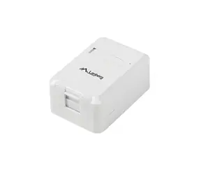 Lanberg Keystone Modulbox / Keystone-Box / Aufputzmontage / 1 Port