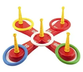 Ringwurfspiel / Outdoor-Spiel / 5 Ringe / Kunststoff / ab 3 Jahren