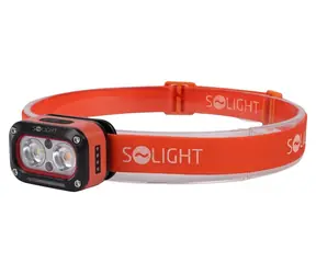Solight LED-Stirnlampe (wiederaufladbar) / 250 lm / Warm- und Kaltlicht / Li- ION / IP44