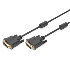 Digitus DVI-D Dual Link Kabel schwarz / Verbindungskabel / DVI-D 24+1 / 5 m / max. 2560×1600 px