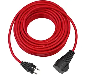 Brennenstuhl Verlängerungskabel Neopren 25 m rot / Verlängerungskabel / IP44 / für den Außenbereich