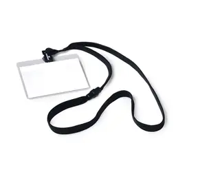 Durable Namensschild-Textilband 10 schwarz / Namensschild / Textilband / 6 x 9 cm / 10 Stück
