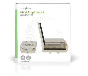 Nedis TV-Signalmastverstärker Weiß / Verstärker / 5-862 MHz / 2 Ausgänge / 15-30 dB / F-Anschluss