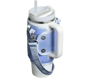 Stanley Tasche mit Tragegurt für Thermosbecher Quencher 1,18 l Hortensie / Tasche / mit verstellbarem Tragegurt
