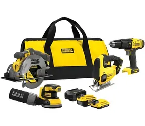Stanley SFMCK412MDS-QW / Elektrowerkzeugset / 4-teilig