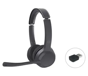 Conceptronic POLONA04BA schwarz / Kopfhörer / Mit Mikrofon / Bluetooth 5.3 / Ohrhörer / Akkulaufzeit 44 Stunden