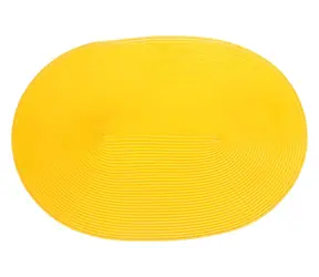 Continenta Ovales Platzset Gelb / Platzsets / Synthetische Fasern / 45 x 31 cm