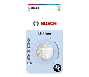 BOSCH CR2430B1/00 / Knopfzellenbatterie / CR2430 Lithium / 3 V / 1 Stück.