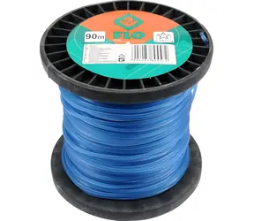 FLO Rasenmäherfaden 2,4 mm x 90 m / Sternprofil