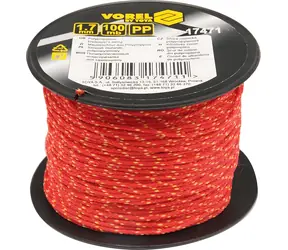 Vorel Mauerwerksschnur 1,75 mm x 100 m / Schnur / Polypropylen / Länge 100 m