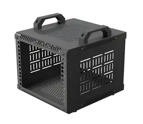 10" OR10-2304-B schwarz / Offenes Rack / 4 HE / 280 × 300 mm