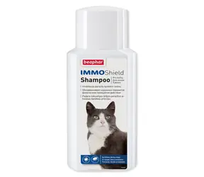 Beaphar Immo Shield 200 ml / Shampoo für Katzen / Gegen Flöhe, Zecken und Mücken / Ab 12 Wochen