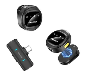 AWEI MK3 Duo schwarz / Ansteckmikrofon / kabellos