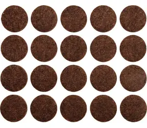 Vorel Selbstklebende Möbelgleiter 20 mm / Möbelgleiter / 20er-Set
