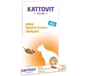 Kattovit Harnwegs-Hühnchen 6x15 g / Katzenleckerli / Creme / Tierfutter
