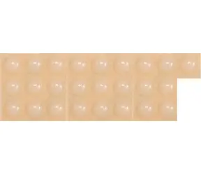 Vorel Selbstklebende Möbelgleiter 8 mm / Möbelgleiter / 25 Stück