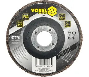 Vorel Lamellenschleifscheibe / 115 mm / P120
