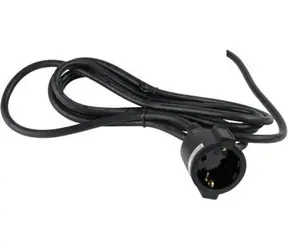 REV Powersplit 5m schwarz / Verlängerungskabel / 230 V / mit Schalter