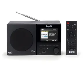 Imperial DABMAN 120 schwarz / Tischradio / DAB+ / FM / BT / Wecker