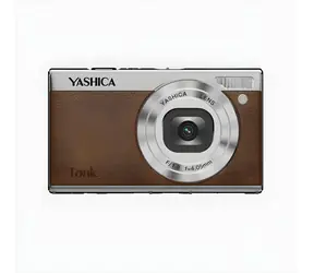 Yashica Tank Compact braun / Kompaktkamera / 12 MP / 4K-Video / 3"-Neigedisplay / 8-facher Zoom