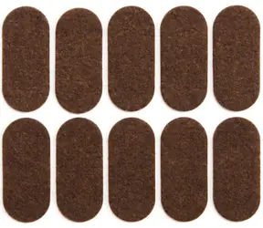 Vorel Selbstklebende Möbelgleiter 20 x 45 mm 10 Stück / Möbelgleiter / selbstklebend