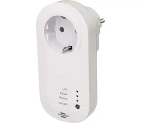 Brennenstuhl WLAN-Steckdose weiß / Smart-Steckdose / Alexa, Google Home / 3680 W / IP20