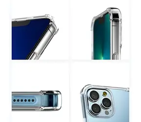 Mercury Bulletproof Schutzhülle für Samsung Galaxy A21s, transparent / Handyhülle / TPU / Airbag-Ecken