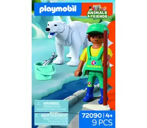 Playmobil 72090 Eisbär und Pfleger / Bausatz