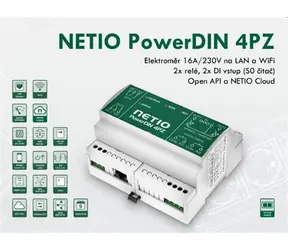 NETIO PowerDIN 4PZ / Verteilerfeld / Rack / DIN-Schiene