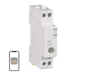 MOES WCB-A5-TW-E1 Wi-Fi DIN-Schienen-Leistungsschalter 1-63 A mit Verbrauchsmessung