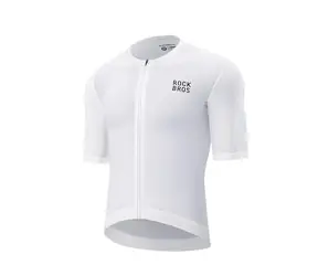 Rockbros 15200025 weißes Radtrikot / Kurzarm / Größe XL
