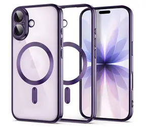Tech-Protect MagFlex transparente lila Hülle / Schutzhülle / Apple iPhone 17 / MagSafe