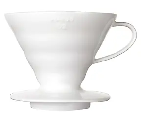 Hario V60 VDC-01W weiß / Kaffeefilterkanne / Keramik / Größe 01