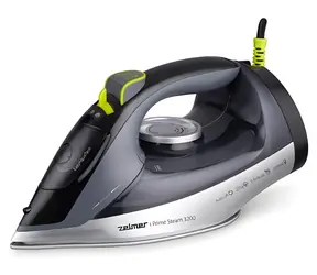 Zelmer ZIR4800 PrimeSteam schwarz-grün / Dampfbügeleisen / 2800 W / Keramikoberfläche / 270 g/min