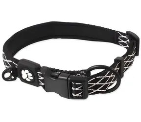 Active Dog Mystic L schwarz / Hundehalsband / Breite 2,5 cm / Umfang 53-64 cm