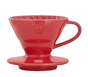 Hario VDC-01R rot / Filterkaffeemaschine / Keramik / Größe 1