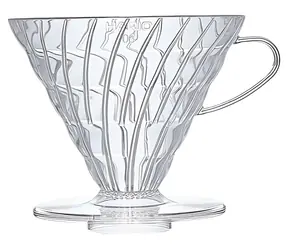Hario V60-02 transparent / Kaffeefilter / Kunststoff / Größe 02
