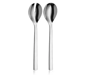 WMF Nuova Salatbesteck-Set 30 cm / Edelstahl Cromargan 18/10 / 2-teilig / spülmaschinenfest
